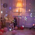 thumbnail image 4 of Guirnalda de luces LED de 110 V y 220 V con forma de estrella y luna para Navidad, para exteriores e interiores, para el hogar, bodas, fiestas, decoración de Año Nuevo, 4 of 5