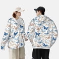 thumbnail image 6 of Haiem Butterfly UPF 50+ Fishing Shirts for Men Long Sleeve UV Sun Protection Hoodie Non-Mask Outdoor Hiking Shirts, 6 of 9
