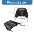 thumbnail image 4 of Sinyiin Motorcycle Windscreen Deflector for 5''-7" Headlight Windshield Front Windscreen Motorbike Accessories, 4 of 9