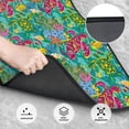 thumbnail image 3 of Sikiie Turtles Car Foot Mat Set of 4 Pieces Basics Universal Fit Rubber Carpet Floor Mats For Car SUV Van & Truck, 26.8"L x 17.3"W (Front), 13"L x 17.3"W(Rear), 3 of 6