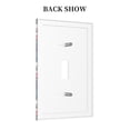 thumbnail image 2 of Kdxio Skull red flower blue Decorator Light Switch or Receptacle Outlet Wall Plate Decorator Wall Plate Child Safe Outlet Cover-Style T, 2 of 6