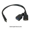 thumbnail image 3 of USB 3.0 Type C OTG Extension Cord 30CM Fast Speed Transmission Converters Cable Perfect for External Storage Devices, 3 of 4