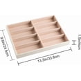 thumbnail image 3 of Sunglass Organizer, Beige Velvet Glasses Trays - Eyeglasses Watches Jewelry Display - Men Women (8 Grids), 3 of 8