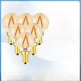 thumbnail image 1 of Bombilla de filamento LED G40 marrón CA/CC de bajo voltaje de 12 V/24 V CC CA, bombilla de batería para máquina herramienta retro, 1 of 4