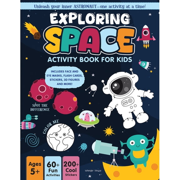 Exploring Space Activity Book for Kids, (Paperback)