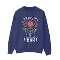 thumbnail image 1 of Star Wars Mandalorian Womens Catch My Heart Sweatshirt, 1 of 1