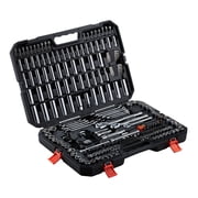253-Piece Mechanic Tool Set - 1/4, 3/8, 1/2 Drive Socket Set - SAE & Metric - Wrenches, Bits & Case for Automotive Repair & DIY