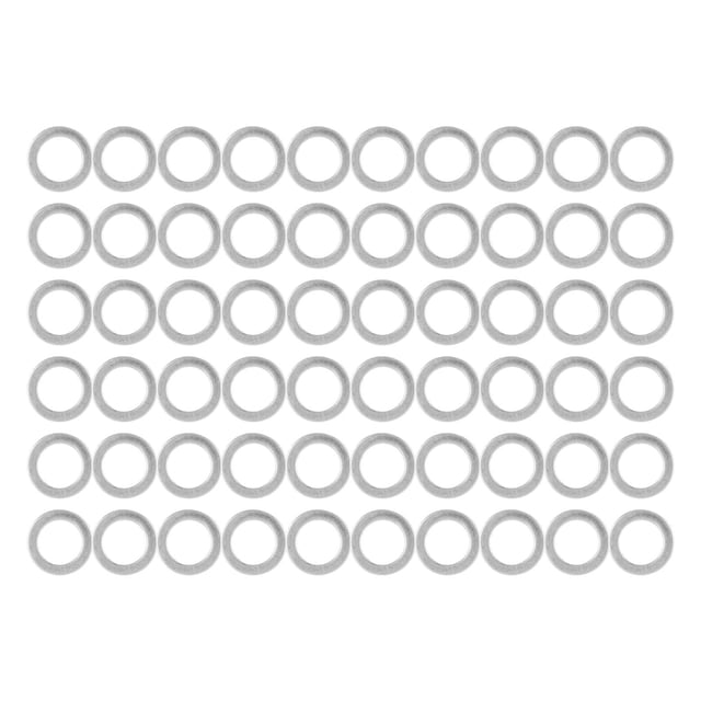 60Pcs Washer Flat Stainless Steel 6mm ID 9mm OD Accessory Set Kit for Maintenance4807-0609-1000