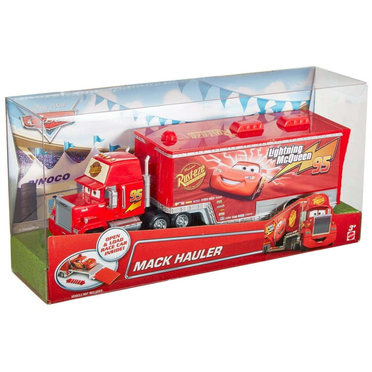 Disney Pixar Cars Mack Truck Hauler Diecast Movie Toy Semi Transporter Play Vehicle Walmart