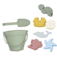 thumbnail image 3 of Juguetes de playa para niños, juguetes de arena de silicona, regalo de cumpleaños para niños y niñas, Verde, 3 of 9