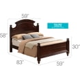 thumbnail image 2 of Glory Furniture Summit Full Poster Bed in Cappuccino, 2 of 2