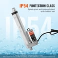 thumbnail image 4 of VEVOR 12V Linear Actuator - 6 Inch Stroke, High Load Capacity 330lbs with Mounting Bracket and IP54 Protection, 4 of 9