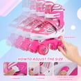 thumbnail image 3 of Patines de ruedas iluminados para niños perfectos para niñas, 3 of 8