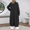 thumbnail image 5 of Long Cardigan Sweaters for Women Long Sleeve Loose Casual Open Front Knit Coatigan with Pockets Fall Winter Sweater Coats, 5 of 7