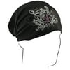 Zan Headgear Highway Honey Womens Headwrap Fleur De Lis/Black