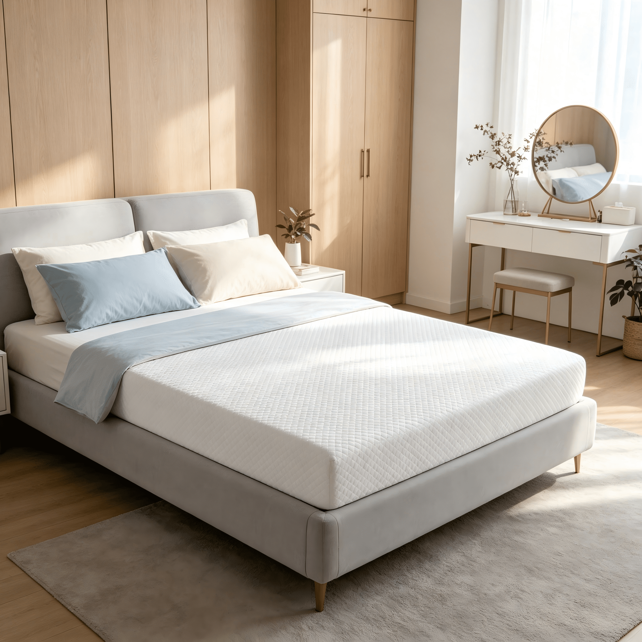 Twin Size 8 Inch Medium Firm Memory Foam Mattress, Breathable Pressure Relief Bed Mattress for Bedroom