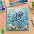 thumbnail image 6 of STIJGGN Ocean Theme Diamond Art Kits, Octopus Pearl Art DIY Kit for Adults, Sparkling Coastal Pearls Mosaic Art with Pearls & Rhinestones, DIY Home Wall Decor Gift, 6 of 6