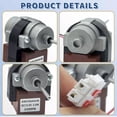 thumbnail image 5 of NATEFEMIN Replacement Evaporator Fan Motor for Kenmore 3015924900 D4612AAA36, 5 of 8