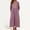 02 Purple, variant on Fewfanhot Fall Dresses for Women A Line Summer Dress V Neck Casual Loose Tiered Long Dresses with Pockets