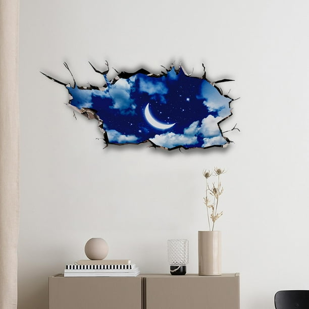Etiqueta de la pared Murales de pared Calcomanías de pared removibles fáciles de usar Arte de la pared Etiqueta decorativa para el hogar Aula Oficina Estilo D
