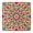 White-349, variant on Bohemian Tablecloth Paisley Retro Vintage Pattern Waterproof Squre Cover with Elastic Fit and Back for Artistic Rooms