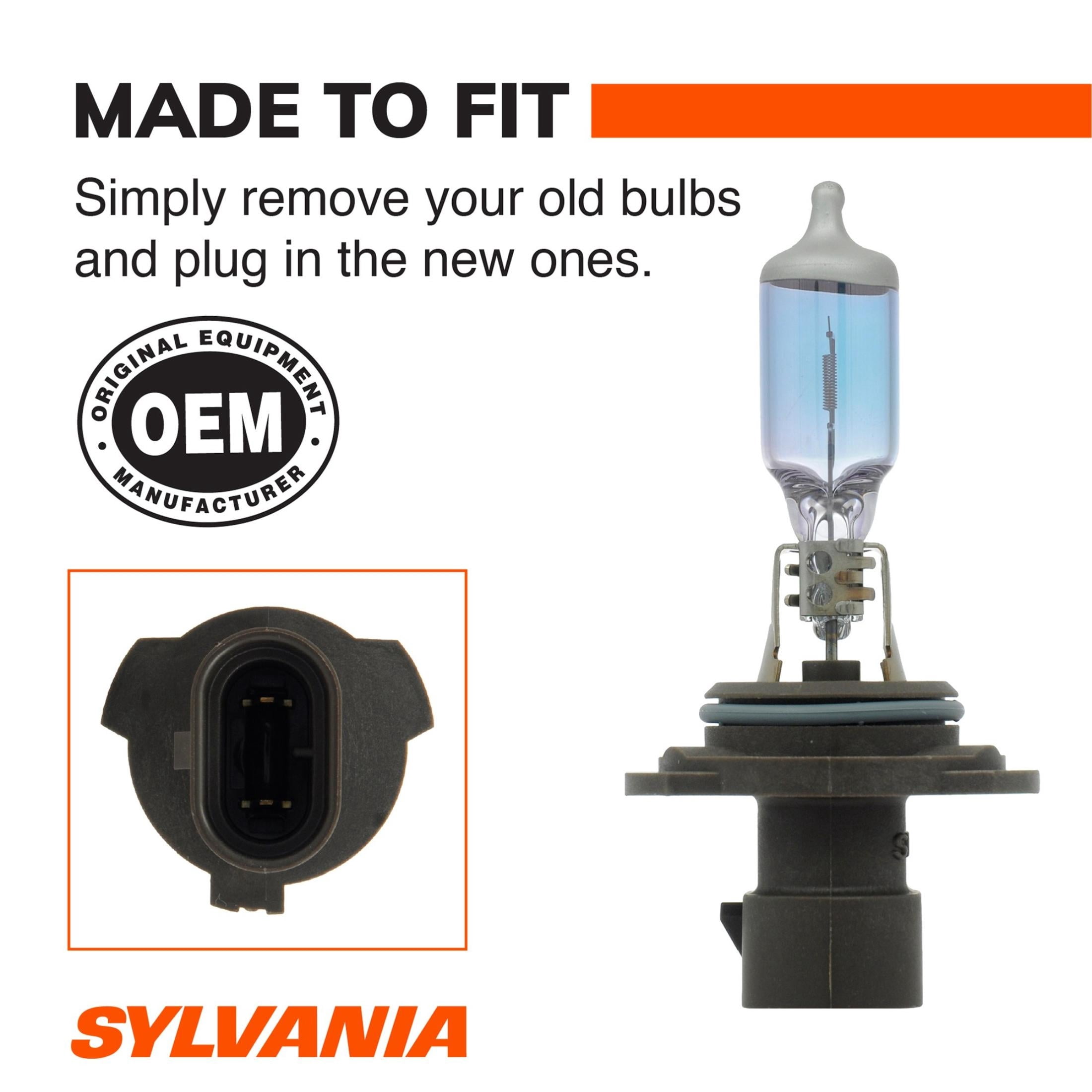 SYLVANIA 9006XS SilverStar High Performance Halogen Headlight Bulb, (Pack of 2)