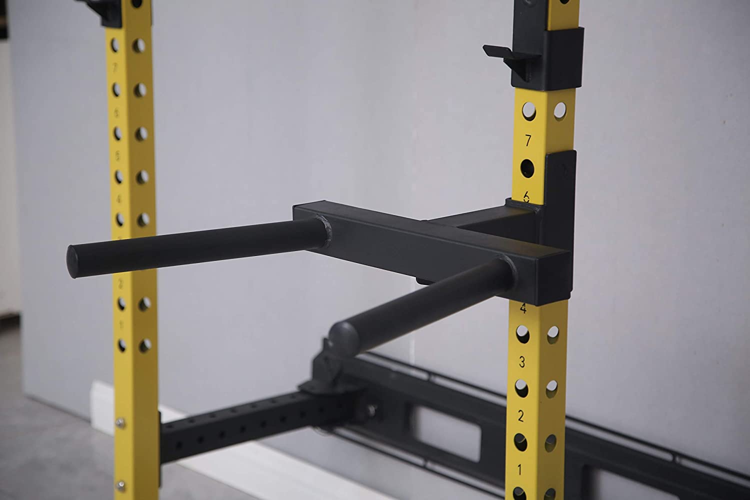HulkFit Y-Dip Bar Attachment for Wall Mounted Power Cage