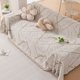 thumbnail image 1 of Nvzi Couch Cover Chenille Sofa Covers Stone Pattern Sofa Towel Cover for Living Room Sofa Easy Fit Washable Furniture Sofa Protector (70.87*90.55inch,Brown), 1 of 5