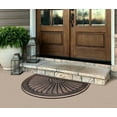 thumbnail image 7 of A1HC Pure Rubber Front Door Mat, Non-Slip Heavy-Duty Thin Profile Doormat with Sunburst Design, 30" x 48", Sunburst Bronze, 7 of 7