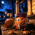 thumbnail image 6 of Kbndieu Halloween Tote Treat Bags for Trick or Treating, Halloween Goodie Candy Bags Reusable Cloth Bucket Gift Bag Handbag for Kids Costume Party Favor Supplies, 6 of 7