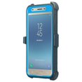 thumbnail image 3 of For Samsung Galaxy J3 Star/J3 2018/J3 V 3rd Gen/Express Prime 3/SM-J337A/J3 Orbit/J3 Achieve/J3 Aura/Amp Prime 3, Rugged Built in Screen Protector Holster Case Clip Cover - Blue, 3 of 6