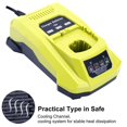 thumbnail image 4 of Cargador de batería Biswaye P117 compatible con Ryobi 12-18 V, 4 of 9