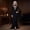 Black, variant on KLHDSF Halloween Women's Morticia Floor Dress Costume Adult Women Gothic Witch Vintage Dress Red L