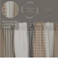 thumbnail image 6 of VHC Brands Ashmont Farmhouse Patchwork Kitchen, Living Room Curtain Topper Valance 19x72, 6 of 8