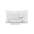 thumbnail image 1 of Sanders Washed Printed Microfiber 4 Pc. Sheet Set,Grey Queen, 1 of 2