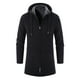 thumbnail image 3 of Chaqueta cortavientos con capucha de color liso para hombre Chaqueta con capucha de longitud media Casual Pompotops  oipoqjl11319, 3 of 9
