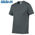 thumbnail image 1 of REDHOTYPE T-Shirt d'Été pour Hommes 100 % Coton Manches Courtes Col Rond Confortable Tops Unis, 1 of 2