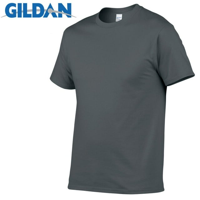REDHOTYPE T-Shirt d'Été pour Hommes 100 % Coton Manches Courtes Col Rond Confortable Tops Unis