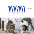 thumbnail image 2 of Cat Spring Toys Kitys Fatch, 12 unidades, 12 colores, para gatos de interior, 2 of 6