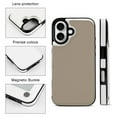 thumbnail image 6 of Compatible with iPhone 11 12 13 mini 14 15 16 Pro Max Plus Wallet Case with Card Holder, PU Leather Kickstand Card Slots Case ( Grullo BROWN, iPhone 13 mini), 6 of 7