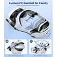 thumbnail image 6 of Battery Head Strap 10000mAh for Oculus Meta Quest 3S/3/2, VR Headset Accessories for Quest 3 Battery Strap, Elite Strap with Double Adjust Knob Enhanced, 6 of 10