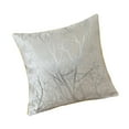 thumbnail image 3 of Funda de almohada europea, funda de cojín estampada, elegante funda de cojín jacquard para sofá, decoración del hogar y habitación Gris, 3 of 8