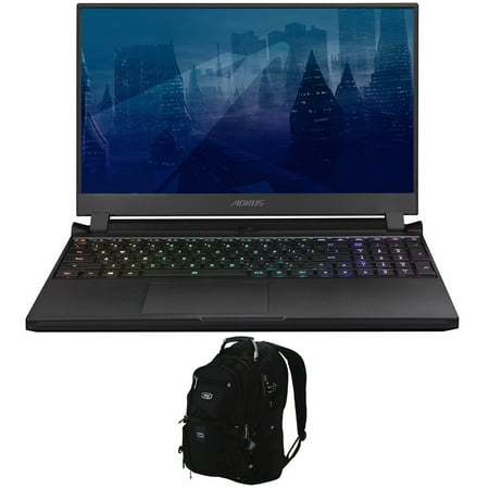 Gigabyte AORUS 15P Gaming/Entertainment Laptop (Intel i7-11800H 8-Core, 15.6in 300Hz Full HD (1920x1080), NVIDIA RTX 3070, Win 10 Home) with Travel/Work Backpack