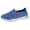 Blue, variant on SoftWalk Womens Simba Mesh Cushioned Slip-On Sneakers  Black 9 Medium (B,M)