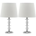 thumbnail image 6 of SAFAVIEH Derry 15 in. Crystal Table Lamp with Off-White Polyester Shade, Set of 2, 6 of 8