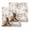White, variant on Western Cowboy Boots Kitchen Dish Towels for Drying Dishes Set of 2, Vintage Country Brown Wooden Waffle Weave Microfiber Hand Tea Bathroom Towels Quick Dry & Absorbent Towel 12x12
