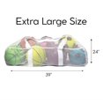 thumbnail image 5 of Brybelly SCOA-516 Mesh Ball Bag, White, 5 of 5