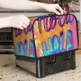 thumbnail image 2 of Toaster Cover For 2 Or 4 Slice, Two Or Four Slice Toaster Hood Dust-Proof Cover For Kitchen Washable Small Appliance Hola Hand Painted, 2 of 5