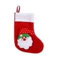 thumbnail image 2 of Kbndieu Christmas Stockings, Classic Red Knitted Christmas Stockings Santa, Snowman, Reindeer Xmas Character for Mantels, Fireplace, Christmas Tree, Holiday Party Decorations, 2 of 6