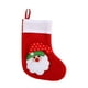 thumbnail image 2 of xihome Calcetn navideño de terciopelo con colgador de cuerda - Bolsa de regalo decorativa navideña de 16,8 x 11,9 cm, 2 of 6